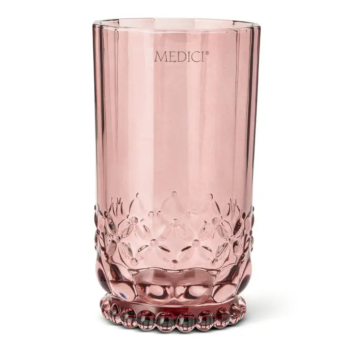 Mauve Drinking Glass