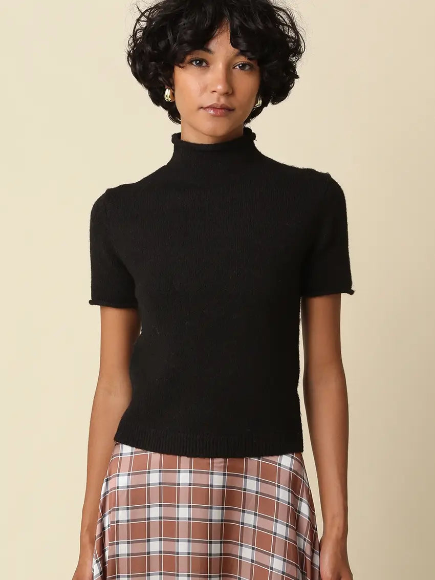 Alani Mock Neck Knit Top
