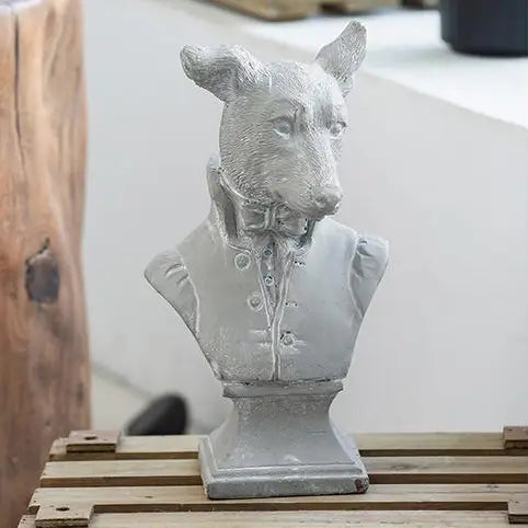Cement Dog Bust
