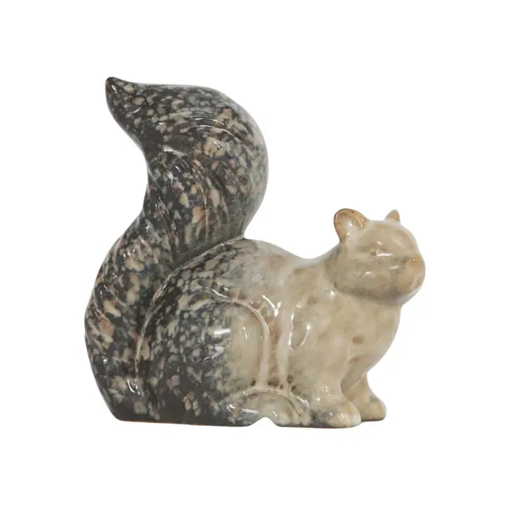 Porcelain Brown Tailed Squirrel