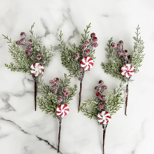 Peppermint Greenery Sprig