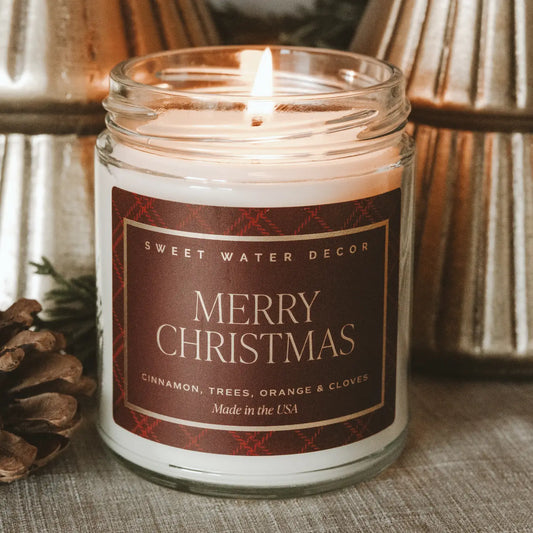 Merry Christmas 9oz Soy Candle