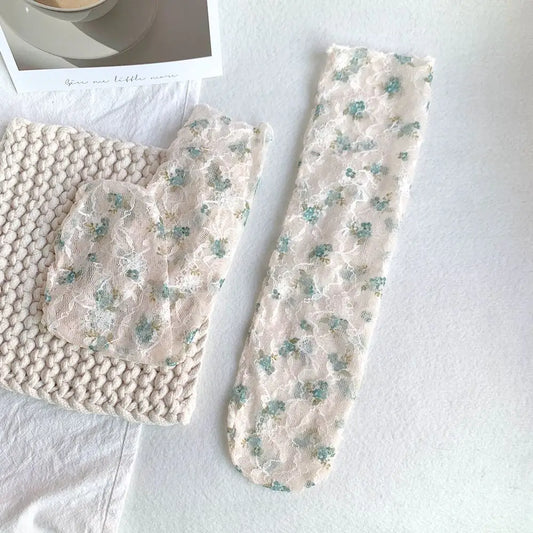 Garden Series Lace Loose Socks