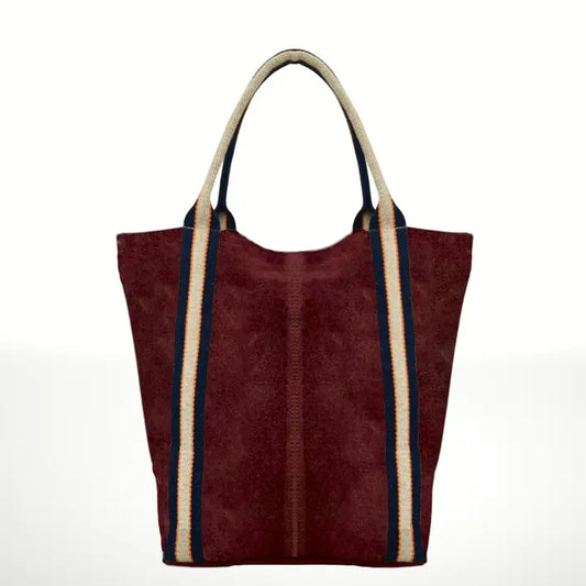 Melody Suede Leather Tote