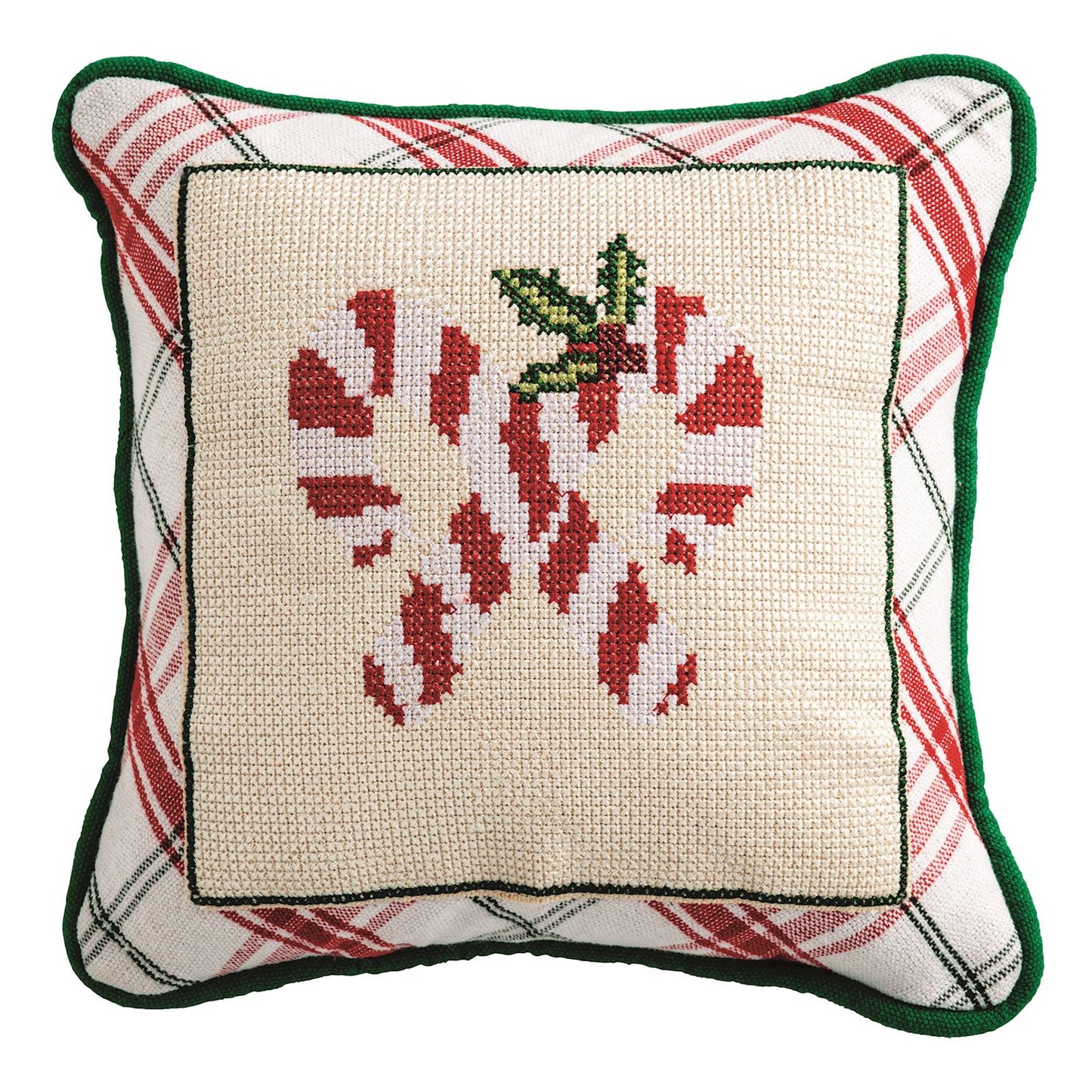 Needlepoint Christmas Pillow