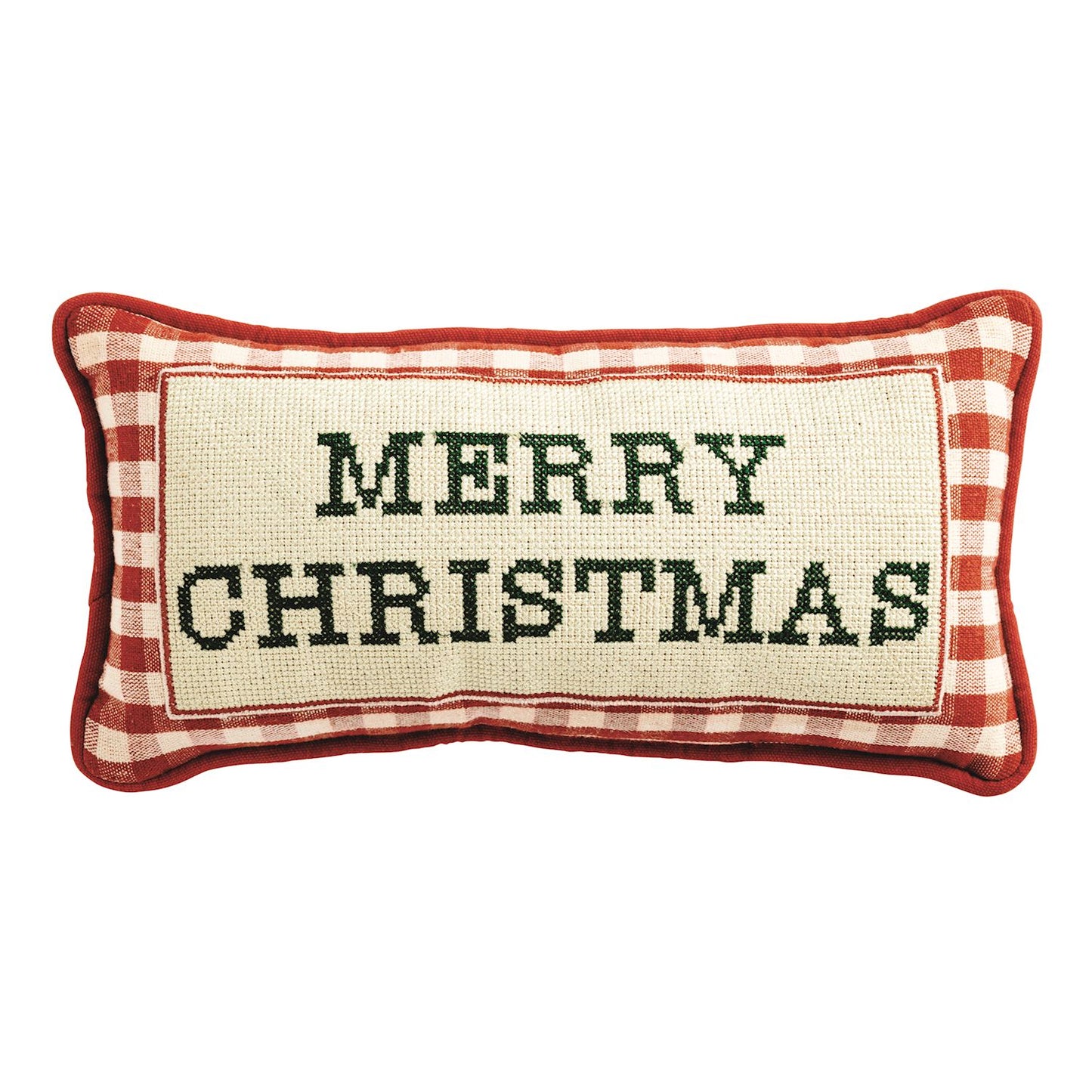 Needlepoint Christmas Pillow