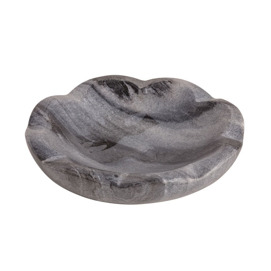 Scalloped Marble Dish