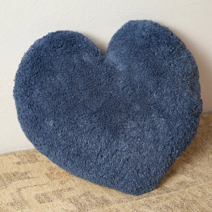 Blue Heart Pillow