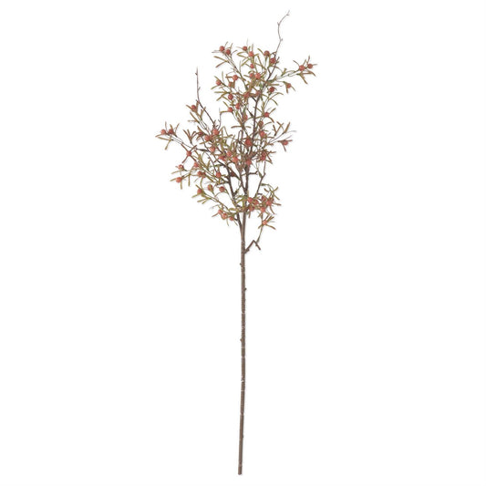30" Orange Rust Berry Stem