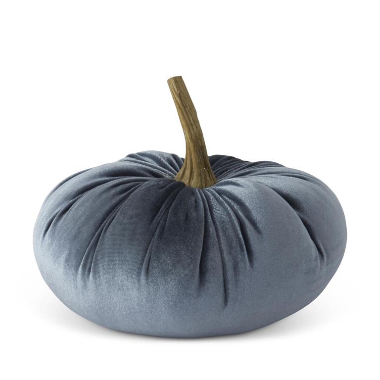 6.5" Velvet Stuffed Pumpkin