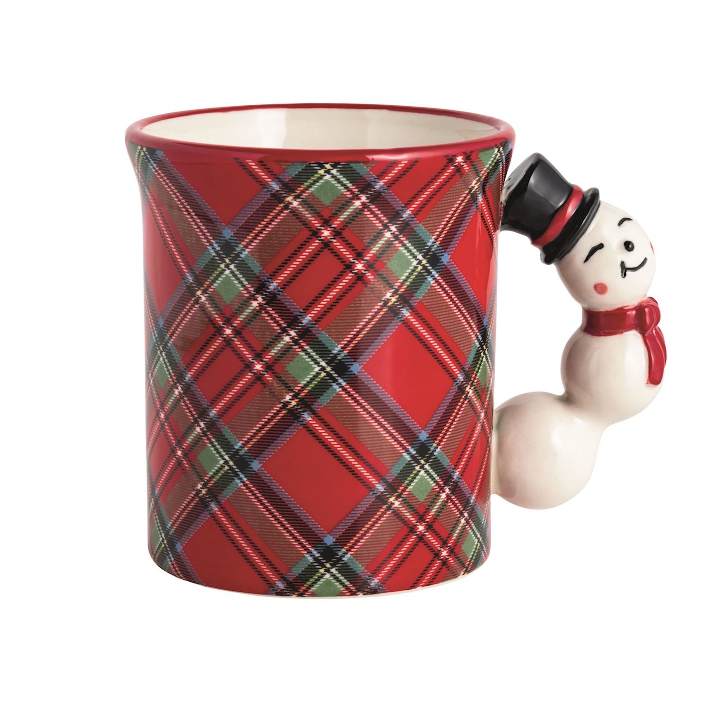 Figural Handle Holiday Mug