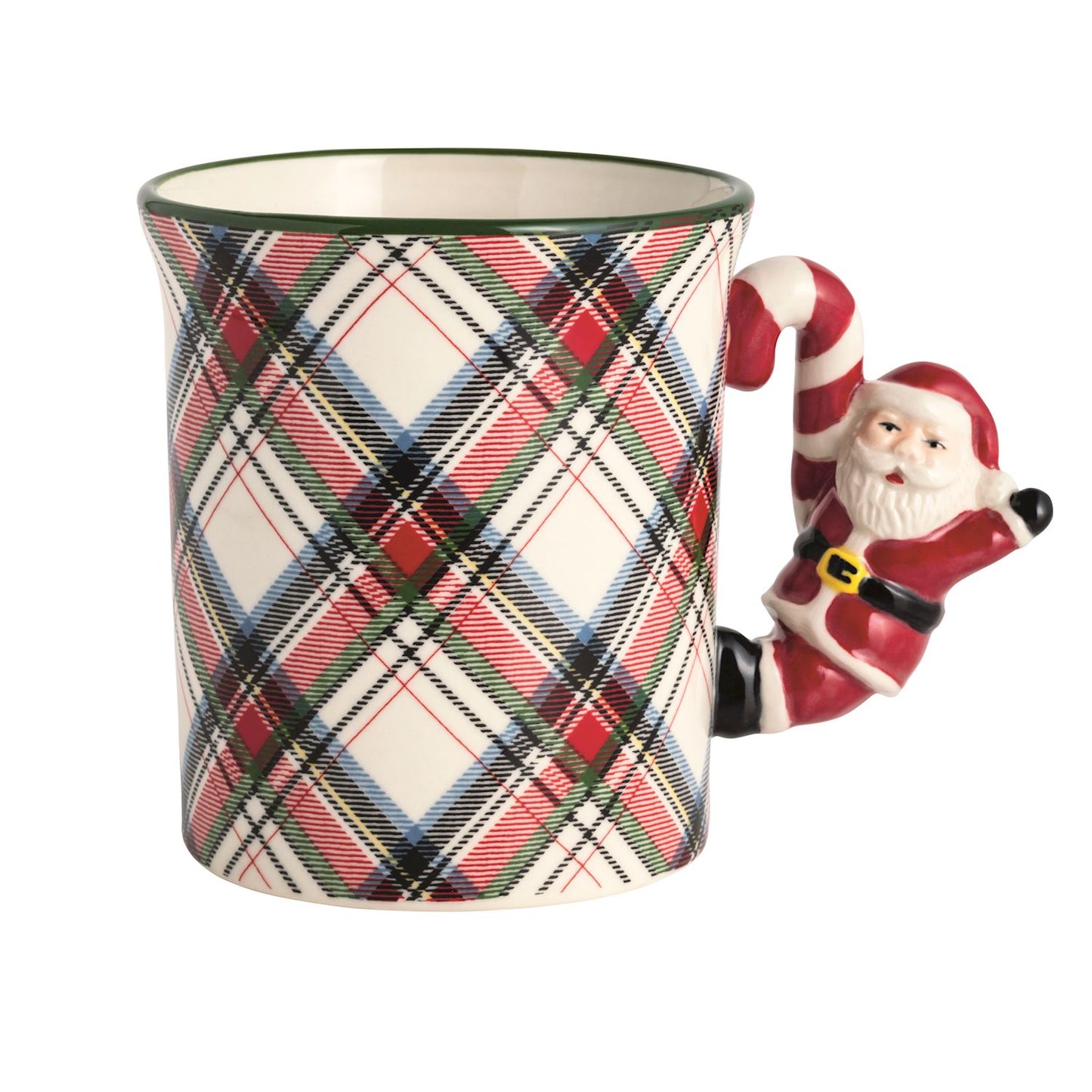 Figural Handle Holiday Mug