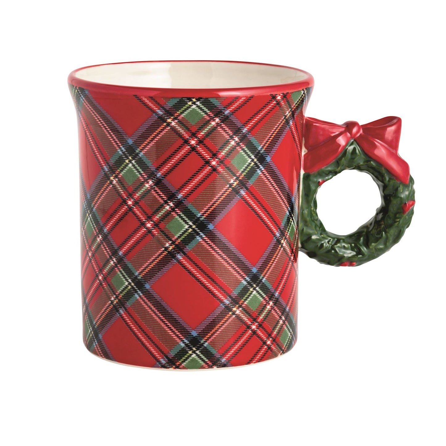 Figural Handle Holiday Mug