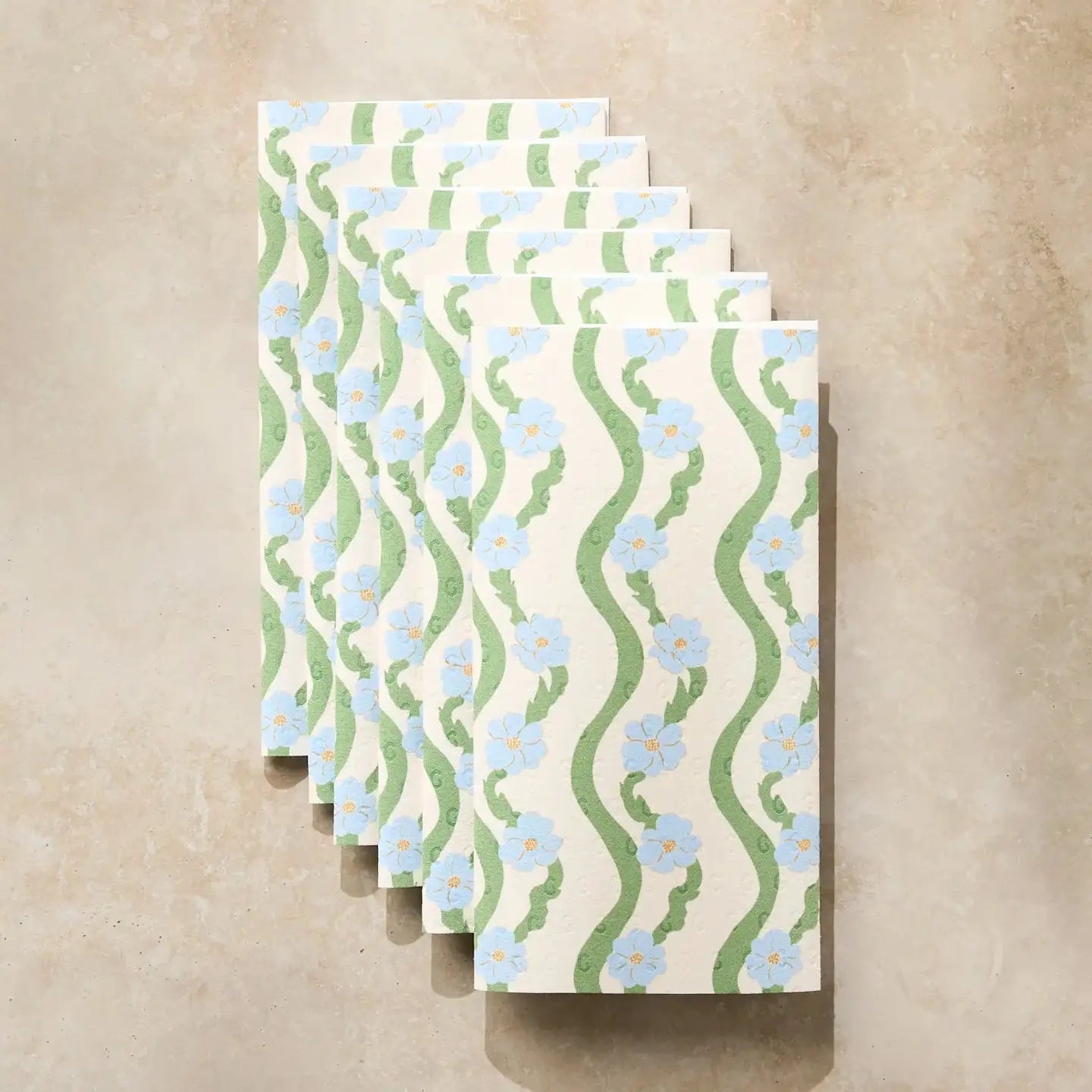 Wavy Flowers Not Paper Towel