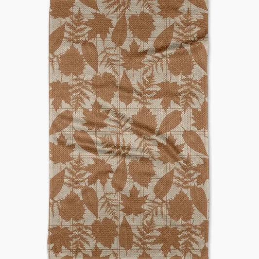 Autumn Leaves Gold Towel