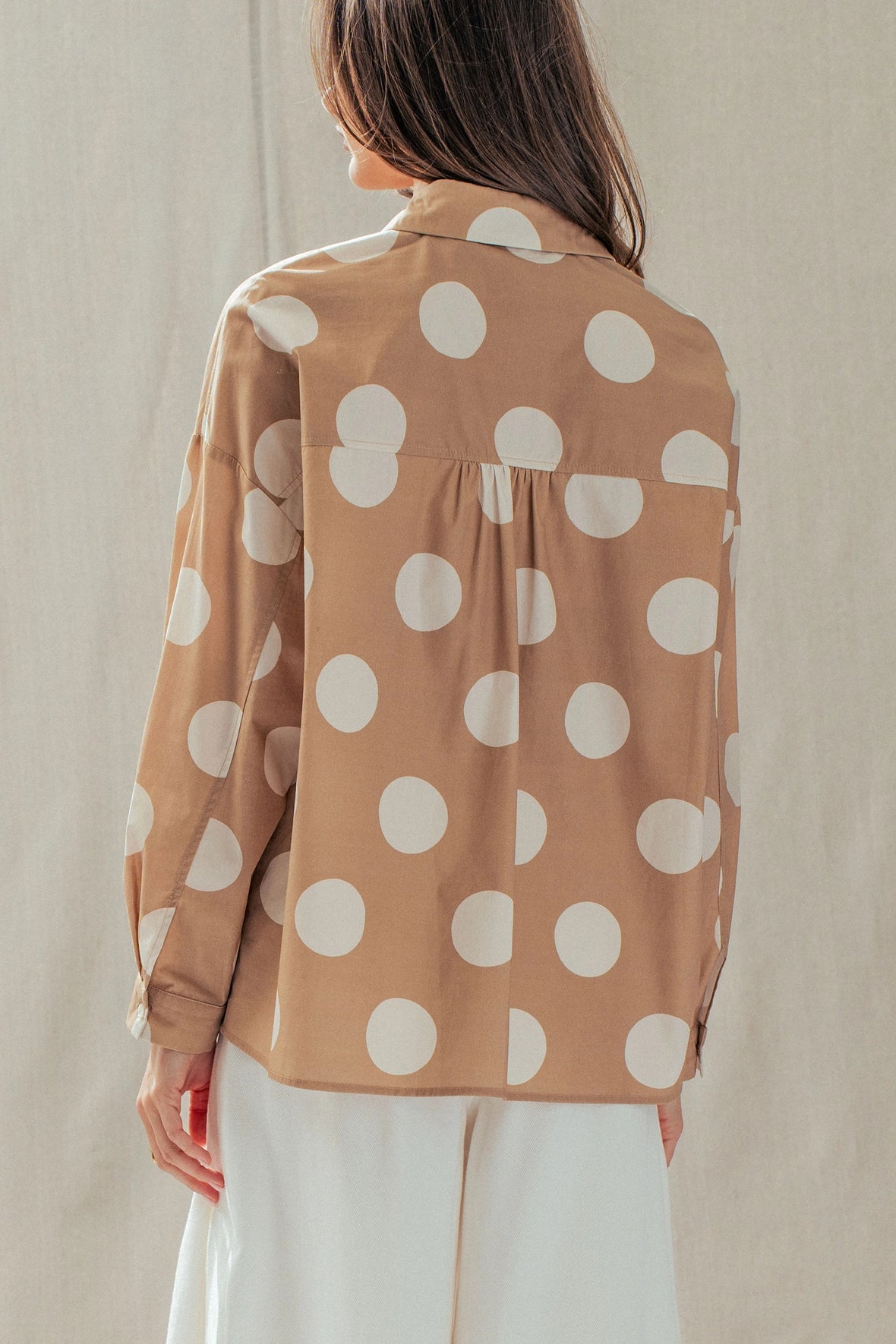 Polka Dot Button Shirt