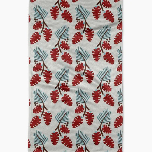 Winter Forage Geometry Towel