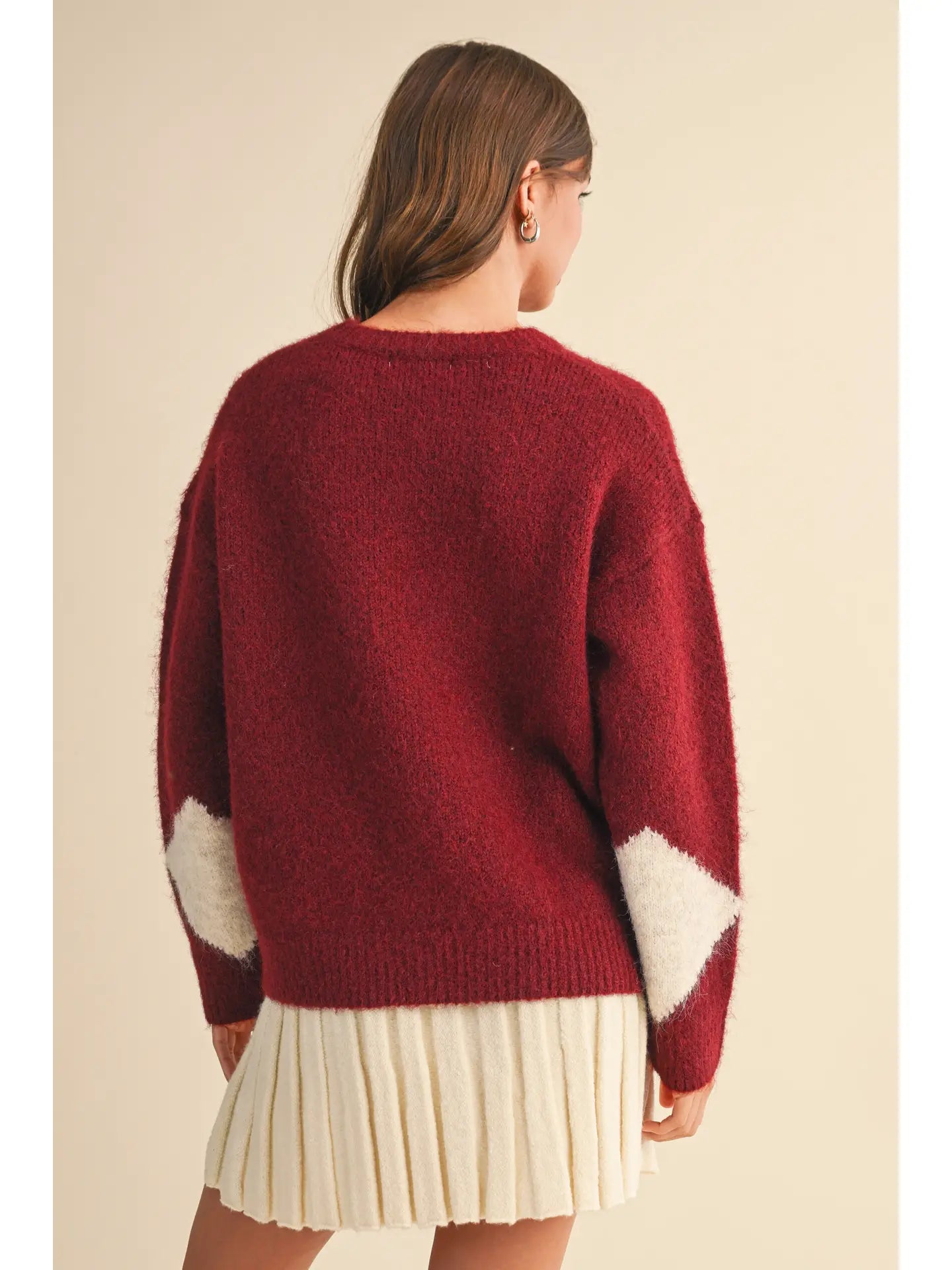 Argyle Border Sweater