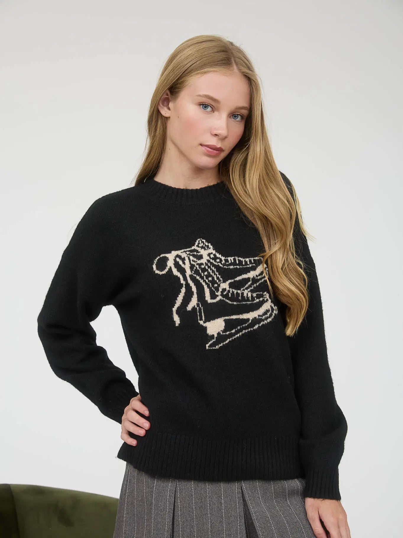 Ice Skate Sweater