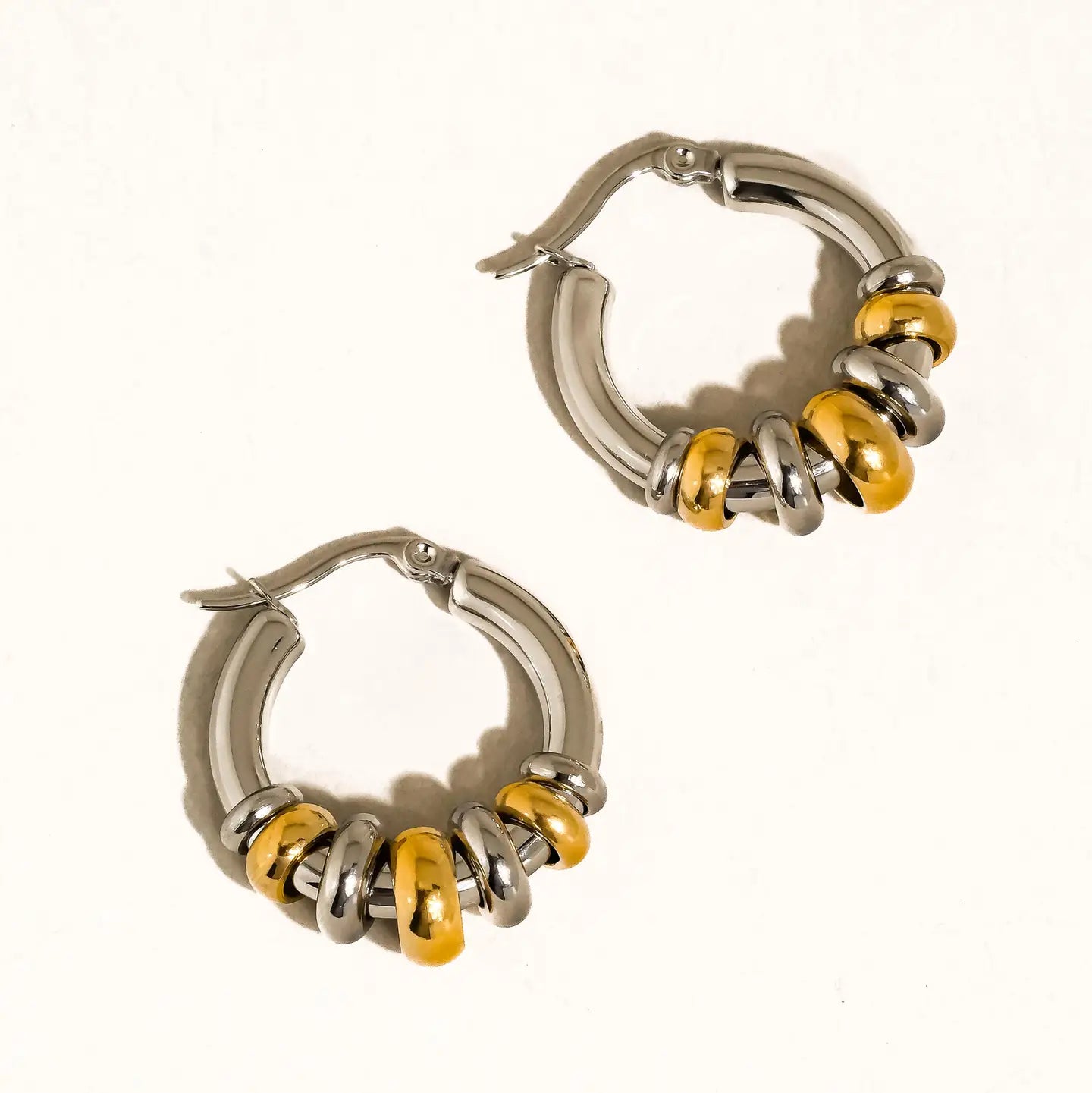 18K Gold Non-Tarnish  Hoop Earring