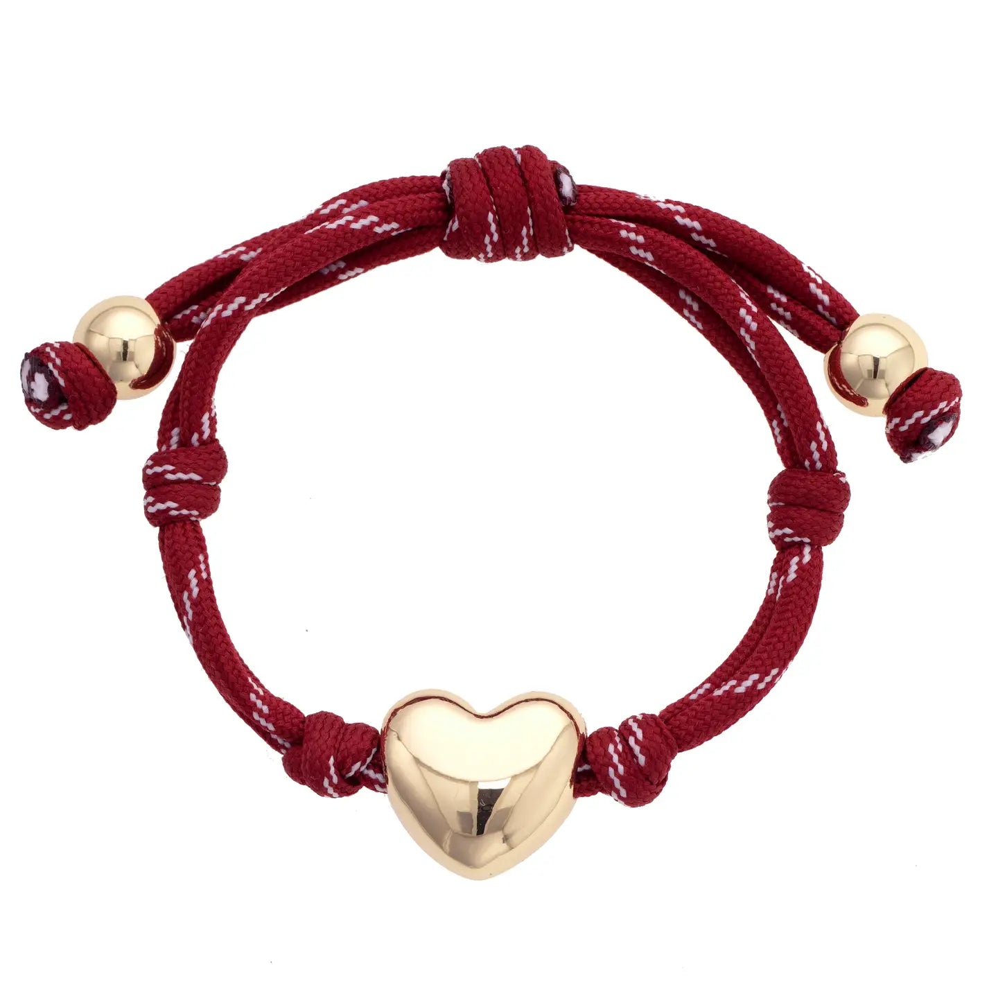 Puffy Heart Paracord Bracelet