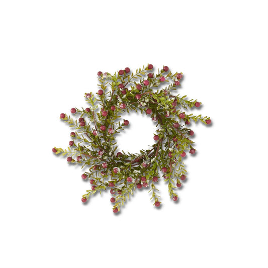 12.5" Glittered Snowy Berry Wreath