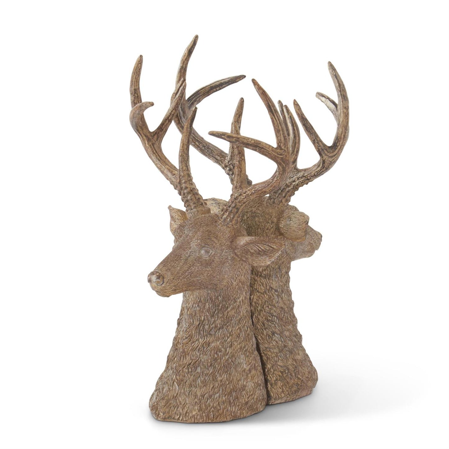 12" Resin Deer Bookend Set