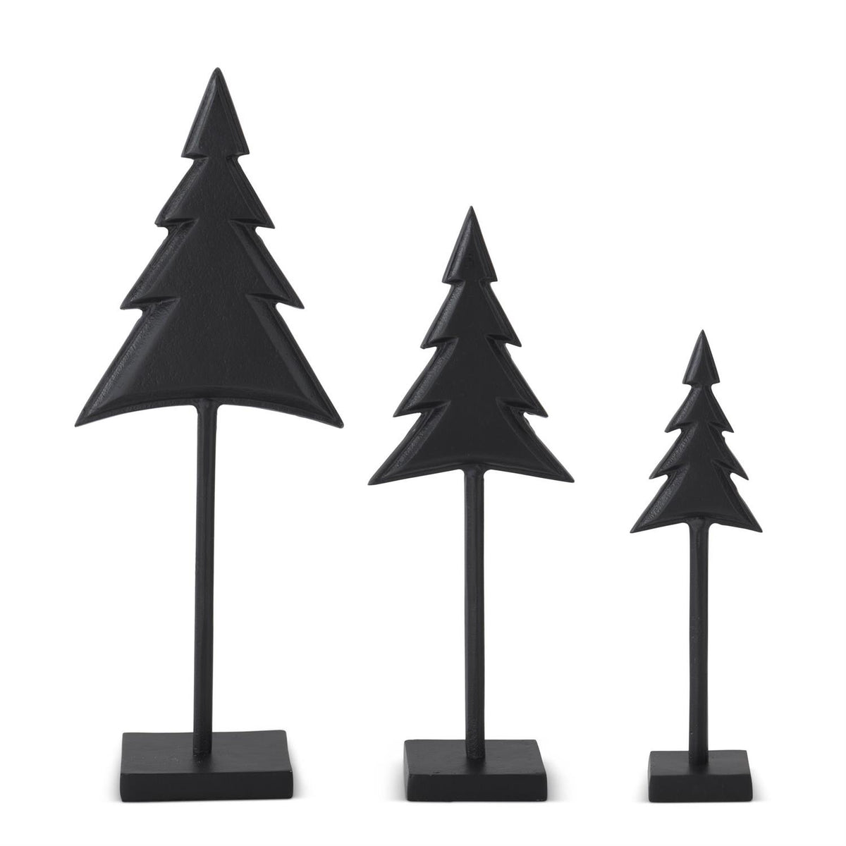 Black Metal Tree on Stand
