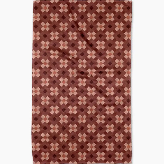 Garnet Geo Geometry Towel