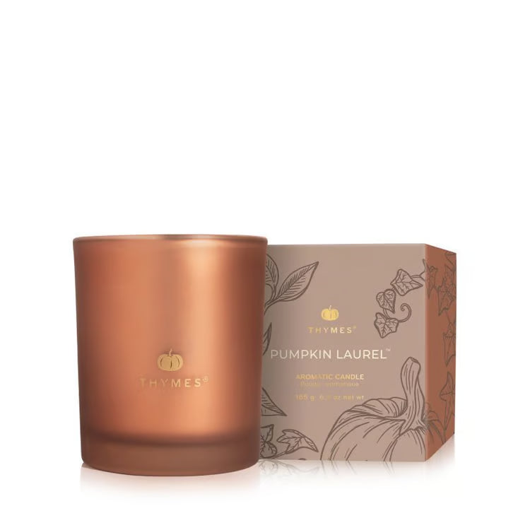 6.5oz Pumpkin Laurel Boxed Candle