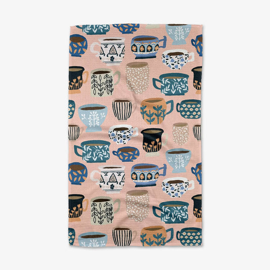 Les Tassas Geometry Tea Towel
