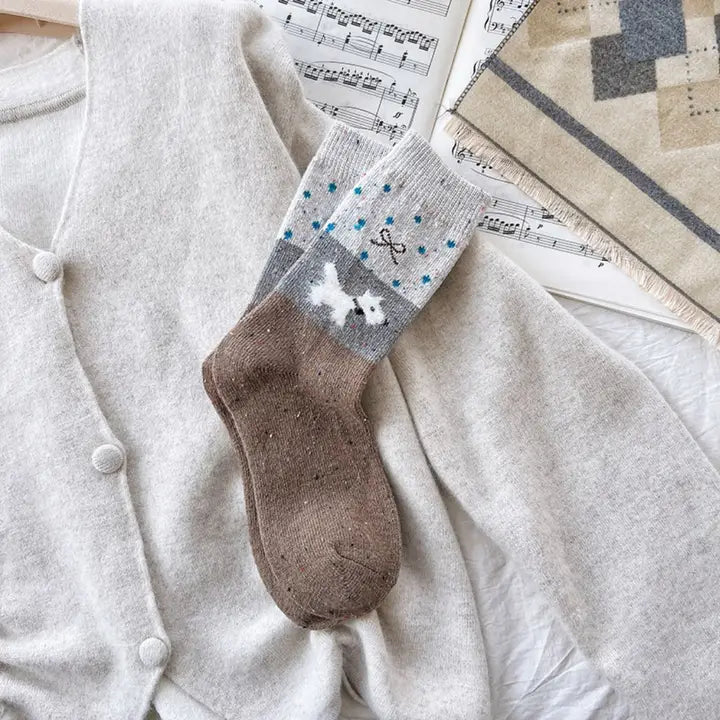Dog Pattern Socks