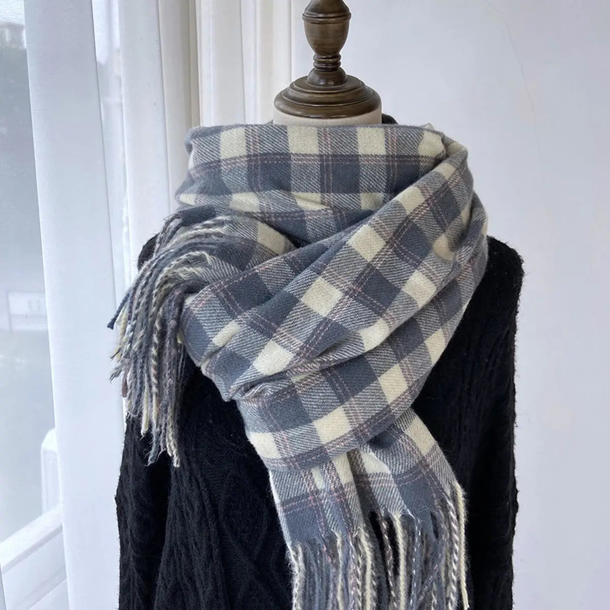 Checked Scarf