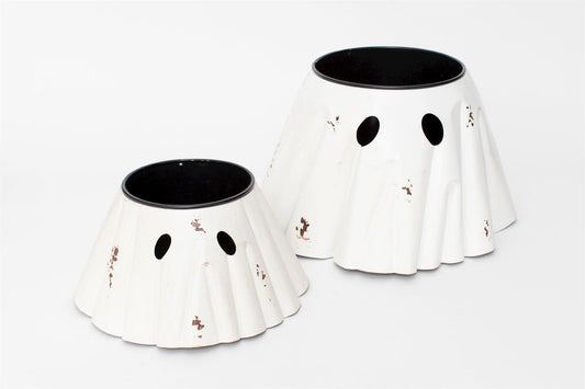 Metal Ghost Planter
