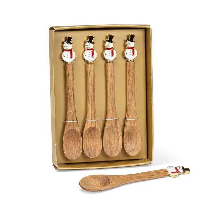 Set of Snowman Spoons
