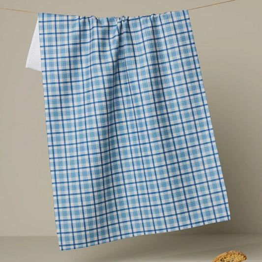 Bluefield Geometry Tea Towel