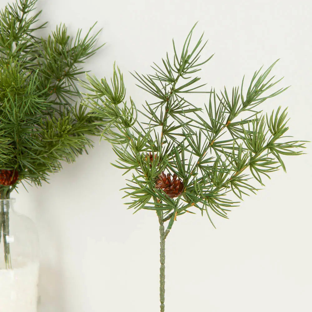 13" Artificial Whispy Pine Pick