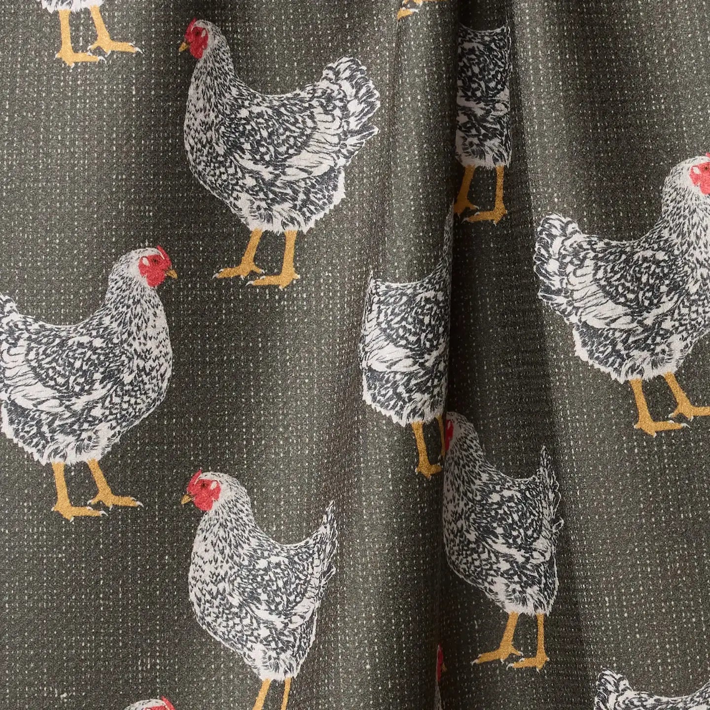Hen House Geometry Tea Towel