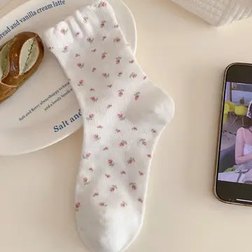 Ditsy Floral Crew Socks