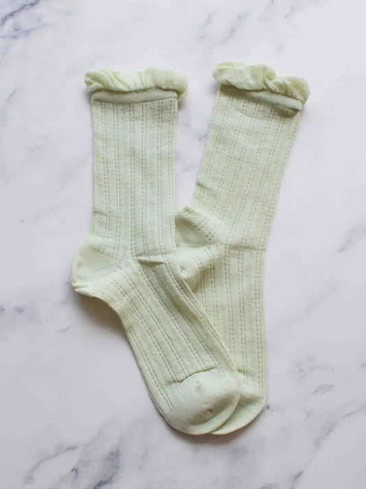 See Through Lace Socks