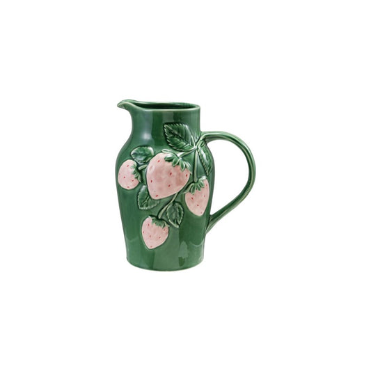 Embossed Strawberry Pitcher