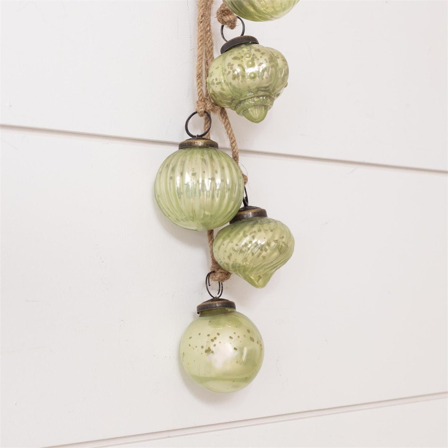 Green Glass Hanging Cluster