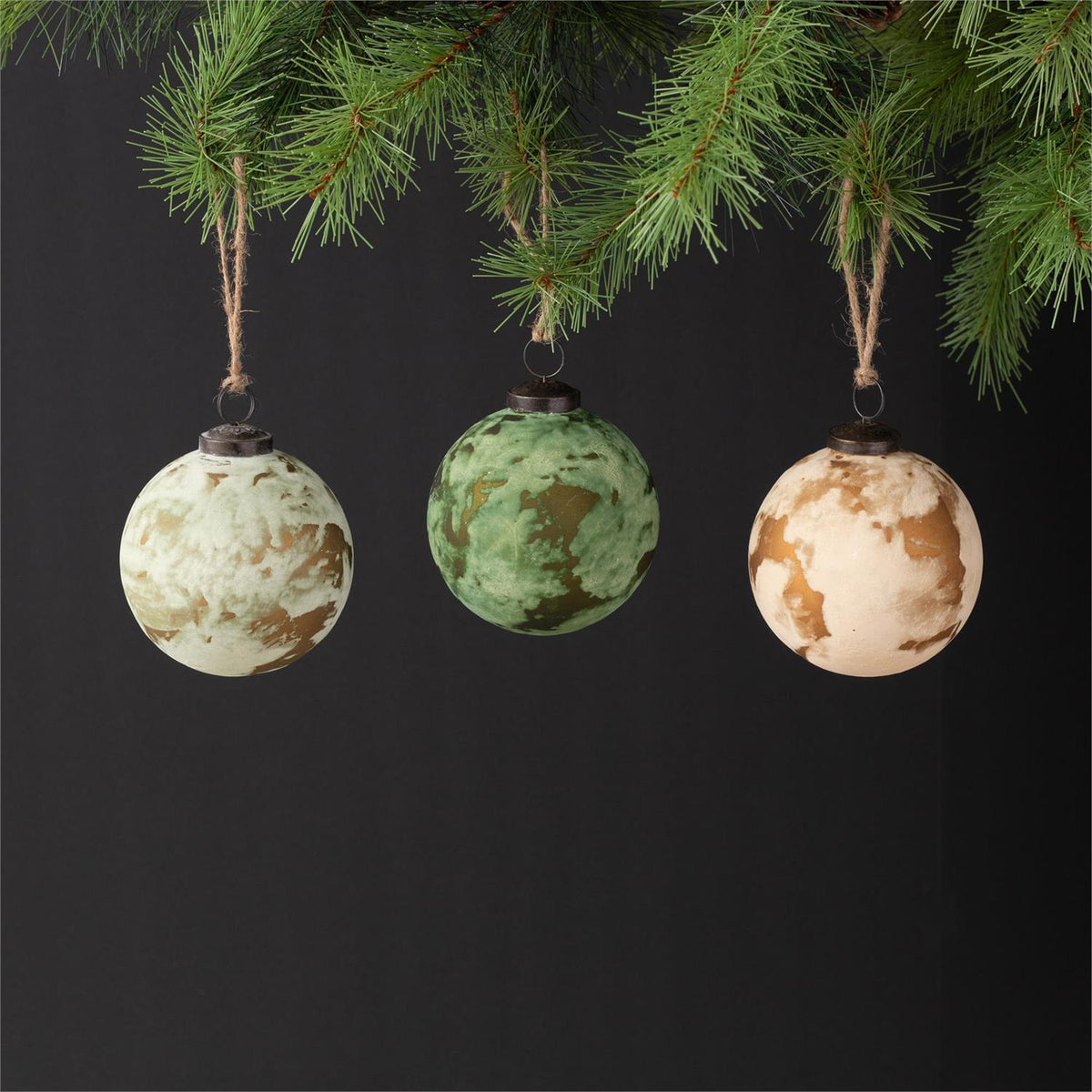 Antique Frosted Ornament