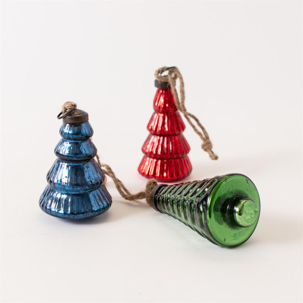 Holiday Tree Glass Ornament