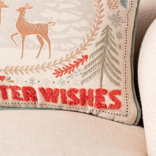 Warm Winter Wishes Pillow