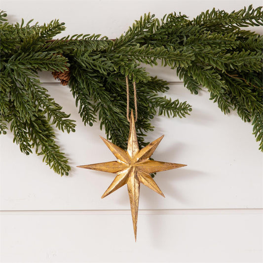 Gold Mango Wood North Star