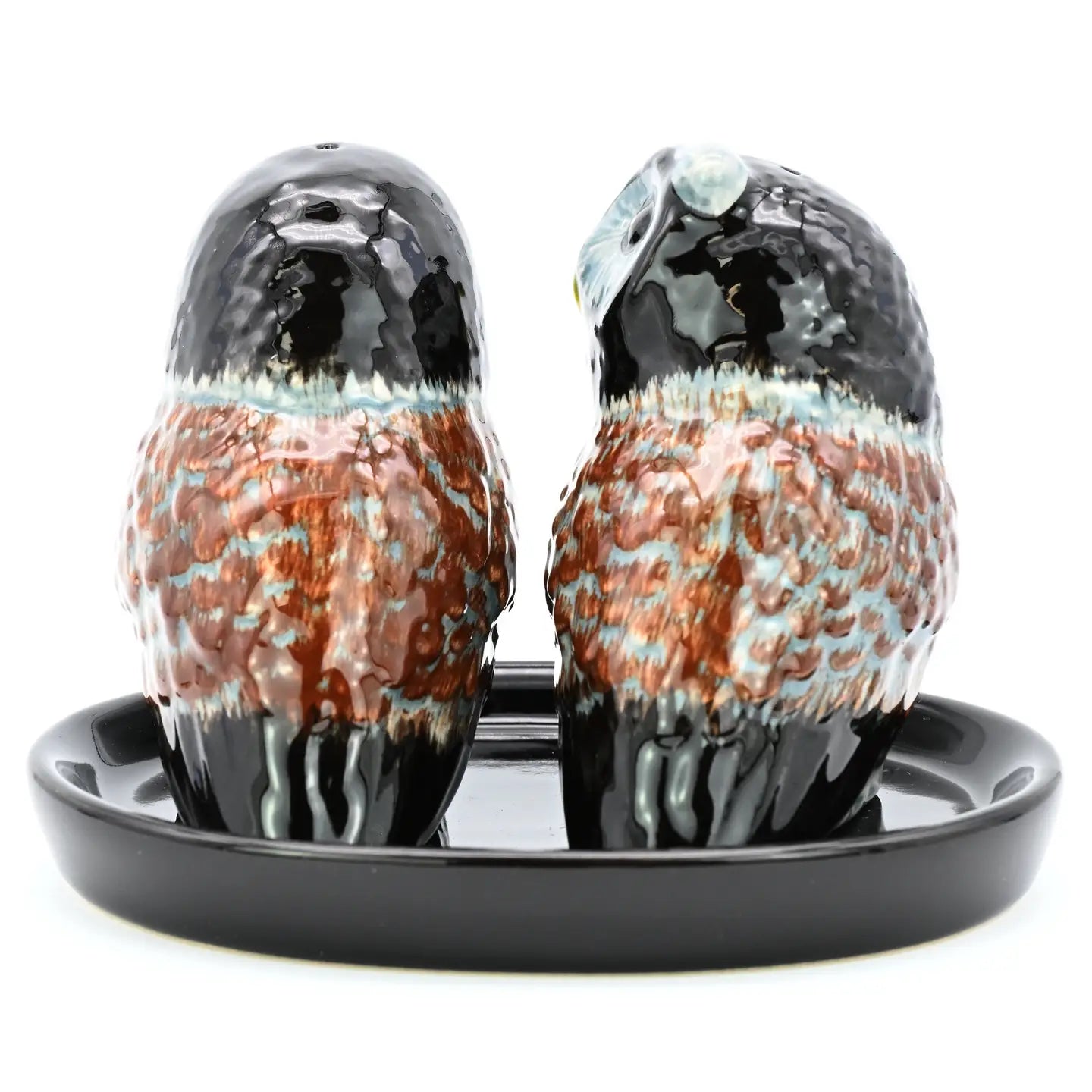 Owl Salt & Pepper with Tray