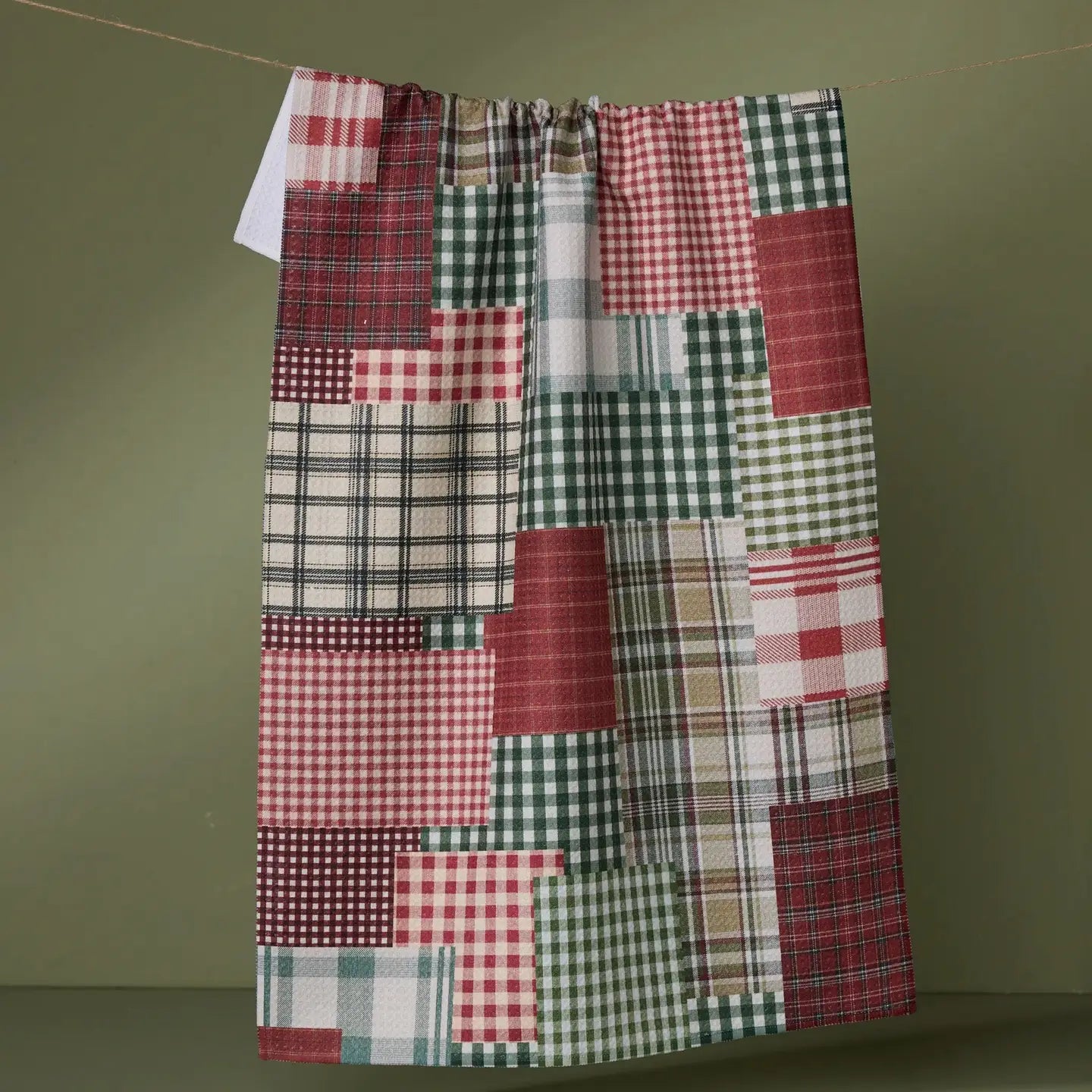 Patchly Geometry Towel