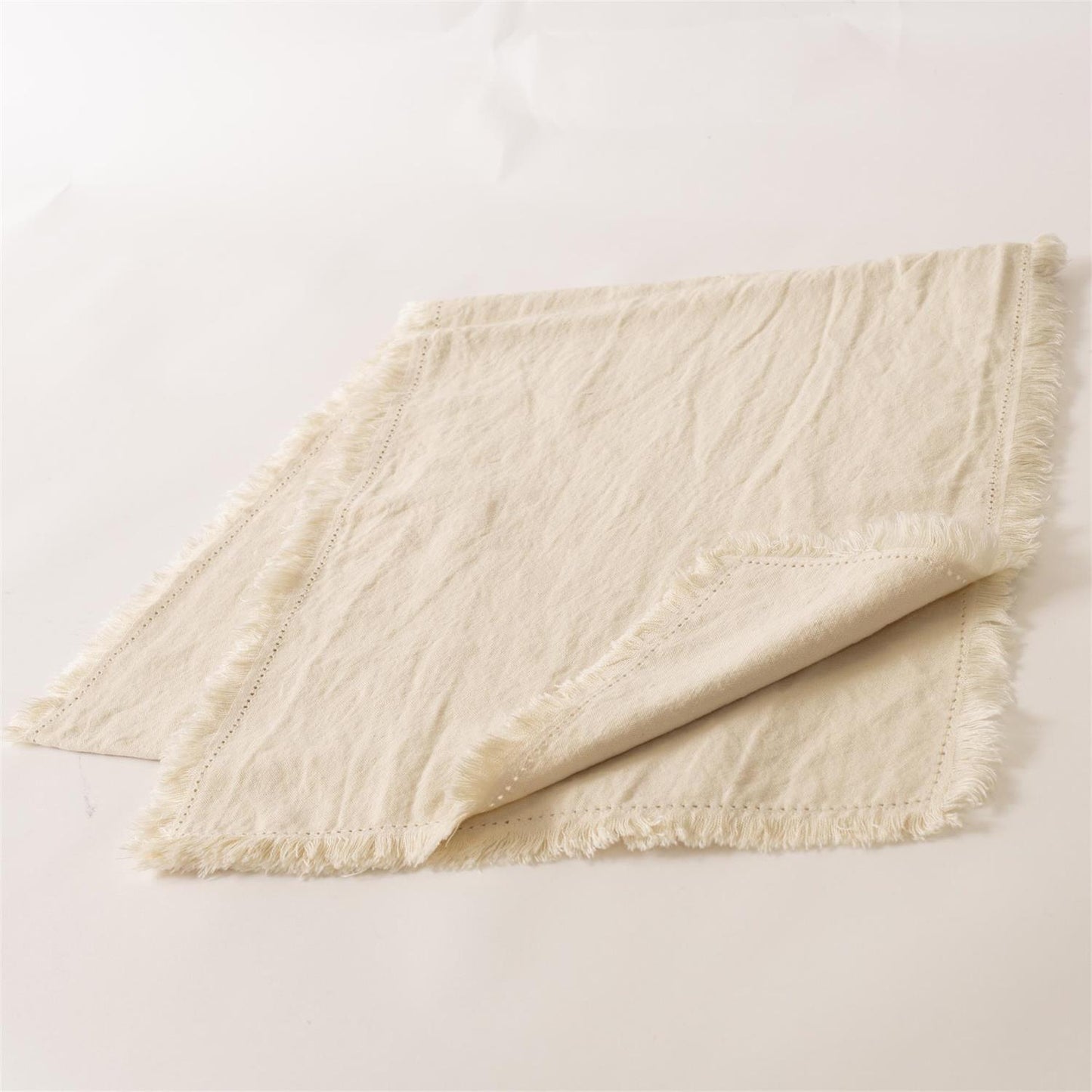 Stonewashed Linen Blend Table Runner