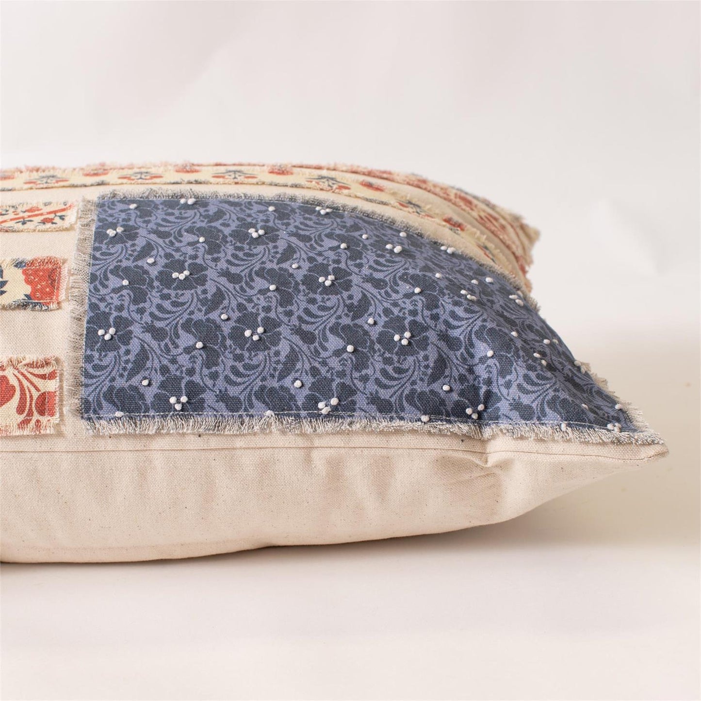 Patchwork American Flag Pillow